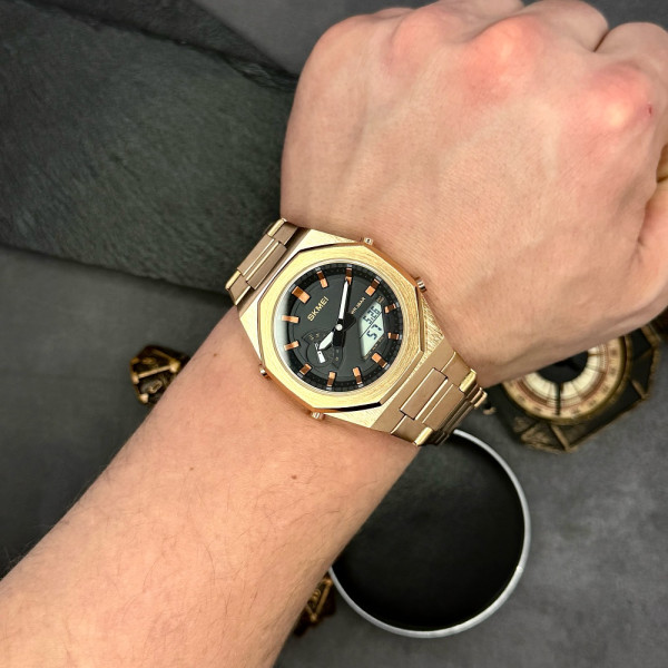 Чоловічий годинник Skmei 1816RGWT Rose Gold-White фото 4
