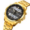 Чоловічий годинник Skmei 2049GDWT Gold-White фото 3