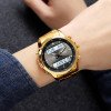 Чоловічий годинник Skmei 2049GDWT Gold-White фото 4
