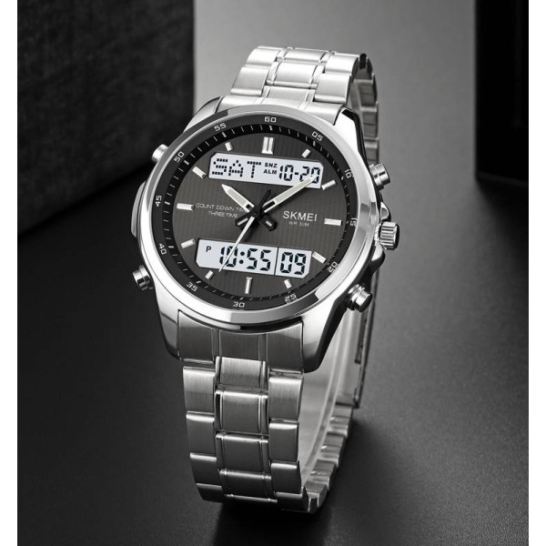 Мужские часы Skmei 2049SIWT Silver-White фото 5