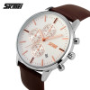 Чоловічий годинник Skmei 9103WTBN White-Brown фото 4