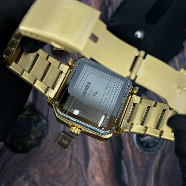 Чоловічий годинник Skmei 2025GD Gold фото 9