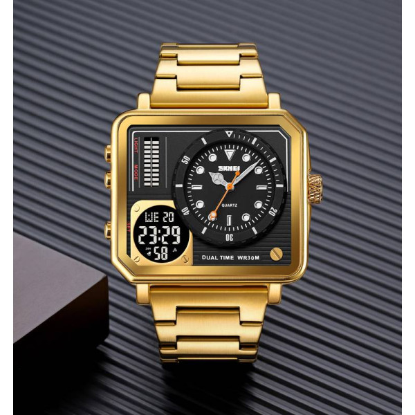 Чоловічий годинник Skmei 2025GD Gold фото 5