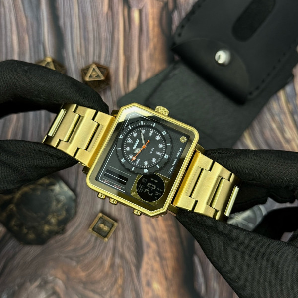 Чоловічий годинник Skmei 2025GD Gold фото 5
