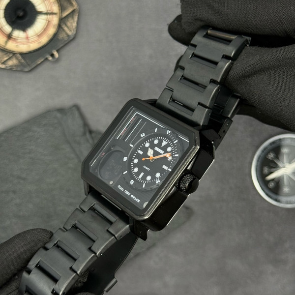 Чоловічий годинник Skmei 2025BK Black фото 8