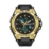 Мужские часы Sanda 739 Black-Gold фото 2