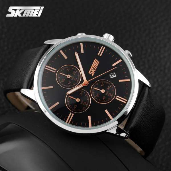 Чоловічий годинник Skmei 9103BKBK Black-Black фото 5