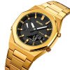 Чоловічий годинник Skmei 1816GDBK Gold-Black фото 3