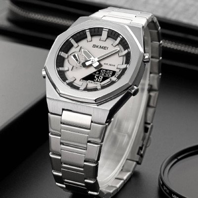 Skmei 1816SIBK Silver-Black