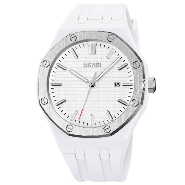 Чоловічий годинник Skmei 9299WT White фото 1