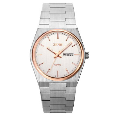Мужские часы Skmei 9288SIRGSI Silver-Rose Gold-Silver