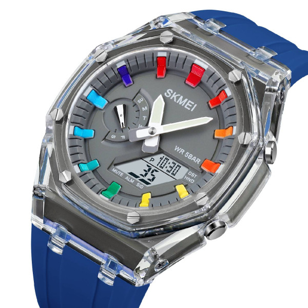 Наручний годинник Skmei 2100BU Blue фото 3