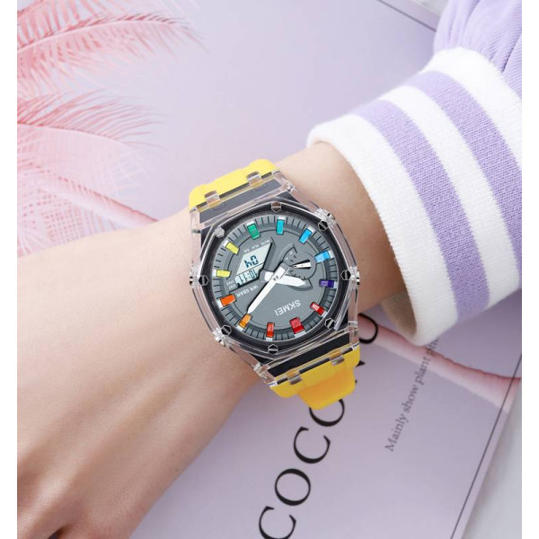 Наручний годинник Skmei 2100YL Yellow фото 4