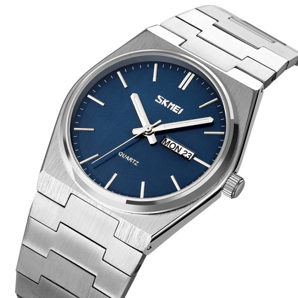 Мужские часы Skmei 9288SIBU Silver-Blue фото 3