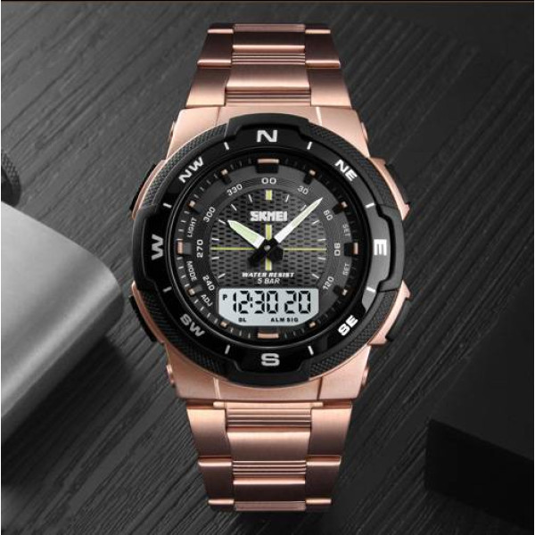 Мужские часы Skmei 1370RG Rose Gold фото 5