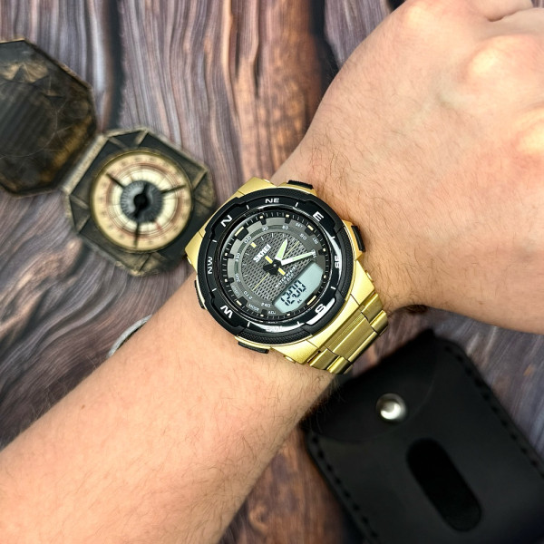 Мужские часы Skmei 1370GD Gold фото 6