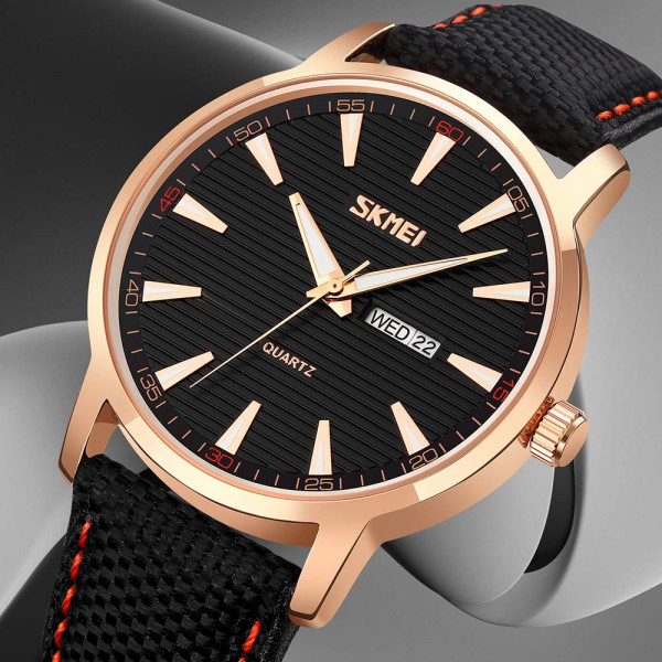 Чоловічий годинник Skmei 9303RGBK Rose Gold-Black фото 5