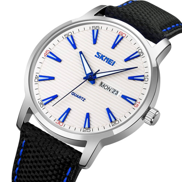 Чоловічий годинник Skmei 9303SIBU Silver-Blue фото 3