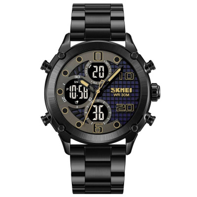 Чоловічий годинник Skmei 1975SBKBK Black-Black Steel