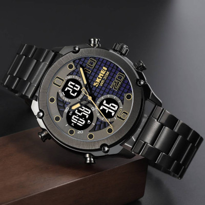 Чоловічий годинник Skmei 1975SBKBK Black-Black Steel