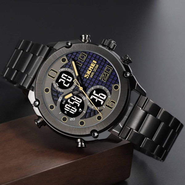 Мужские часы Skmei 1975SBKBK Black-Black Steel фото 5