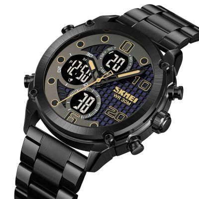 Skmei 1975SBKBK Black-Black Steel