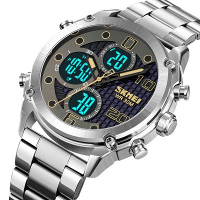 Skmei 1975SSIBK Silver-Black Steel