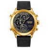 Чоловічий годинник Skmei 1975LGDBK Gold-Black Leather фото 2
