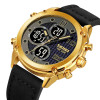 Чоловічий годинник Skmei 1975LGDBK Gold-Black Leather фото 3