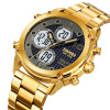 Мужские часы Skmei 1975SGDWT Gold-White Steel фото 3
