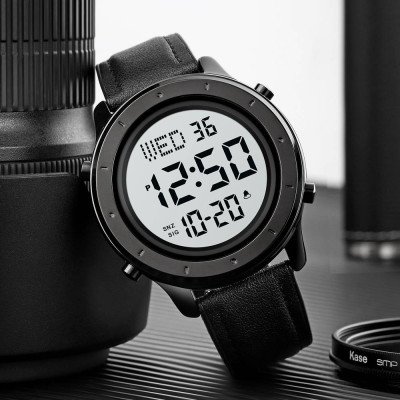 Skmei 1864LBKWT Black-White Leather