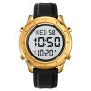 Мужские часы Skmei 1864LGDWT Gold-White Leather фото 2