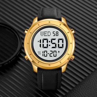 Skmei 1864LGDWT Gold-White Leather