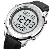 Чоловічий годинник Skmei 1864LSIWT Silver-White Leather фото 3