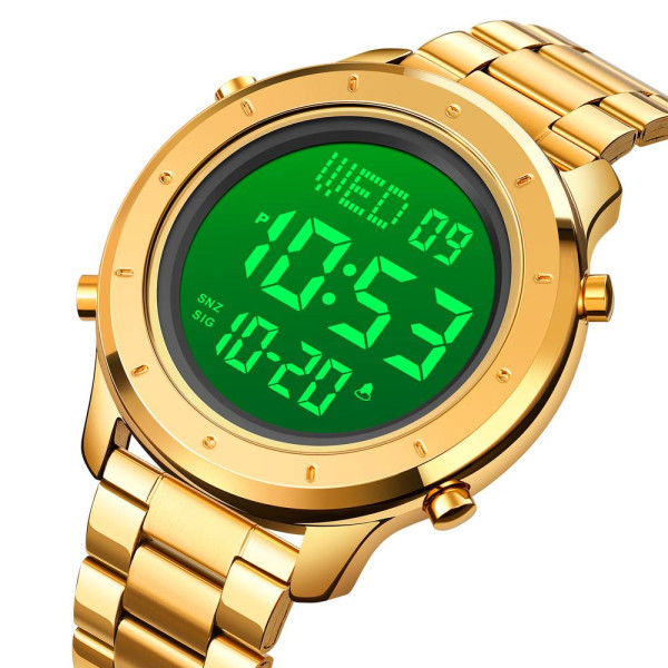 Мужские часы Skmei 1864SGDWT Gold-White Steel фото 4