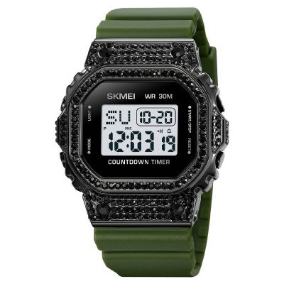 Женские часы Skmei 2000AG Army Green