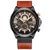 Чоловічий годинник Curren 8380 Black-Brown фото 2