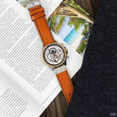 Curren 8380 Silver-Cuprum-Brown