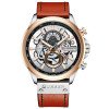 Чоловічий годинник Curren 8380 Silver-Cuprum-Brown фото 2