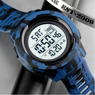 Мужские часы Skmei 1731CMBUWT Camo Blue-White