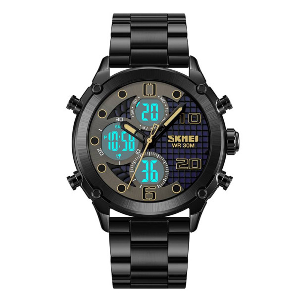 Мужские часы Skmei 1975SBKWT Black-White Steel фото 4