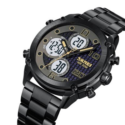 Skmei 1975SBKWT Black-White Steel