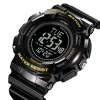 Мужские часы Skmei 2077BKGD Black Gold+Compass фото 3