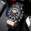 Чоловічий годинник Curren 8380 Blue-Cuprum фото 3