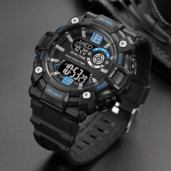 Мужские часы Skmei 2018BUBK Blue-Black фото 5