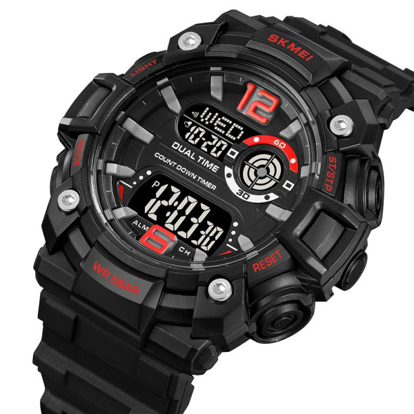 Мужские часы Skmei 2018RDBK Red-Black фото 3