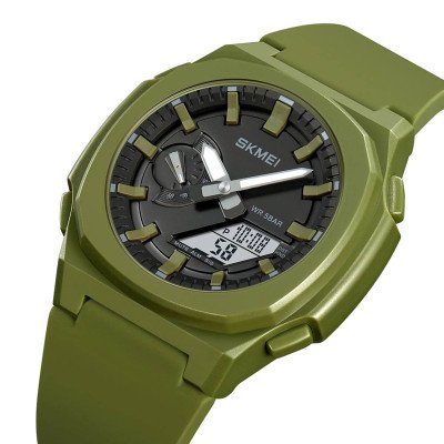 Skmei 2091AGWT Army Green White