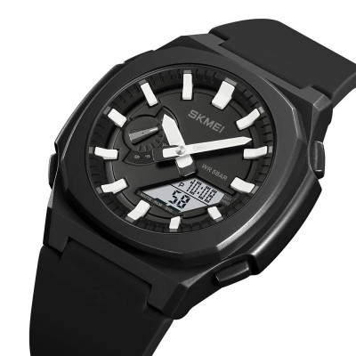 Skmei 2091BKWTWT Black-White White