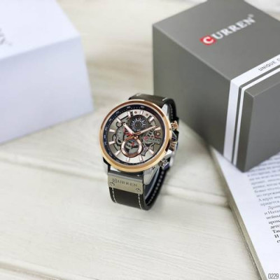 Curren 8380 Cuprum-Silver-Brown