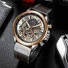 Чоловічий годинник Curren 8380 Cuprum-Silver-Brown фото 3